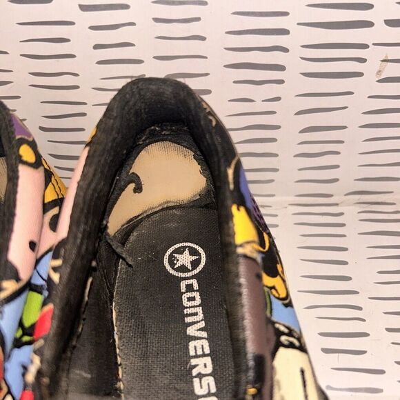 Converse All Star Cartoon Low slip on shoes 100143R Women's‎ 7.5 Mens 6 - Picture 7 of 9